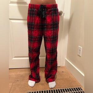 New York & Company Red Plaid Pantsuit
